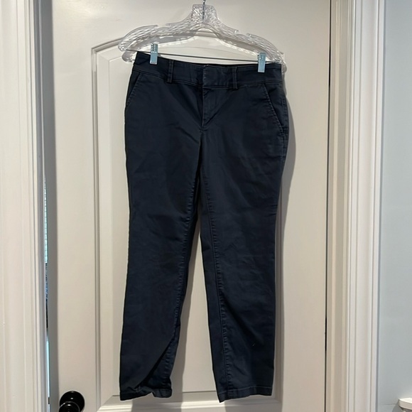 Loft Light Black Stretch Khaki Pants Size 6P - Picture 1 of 10